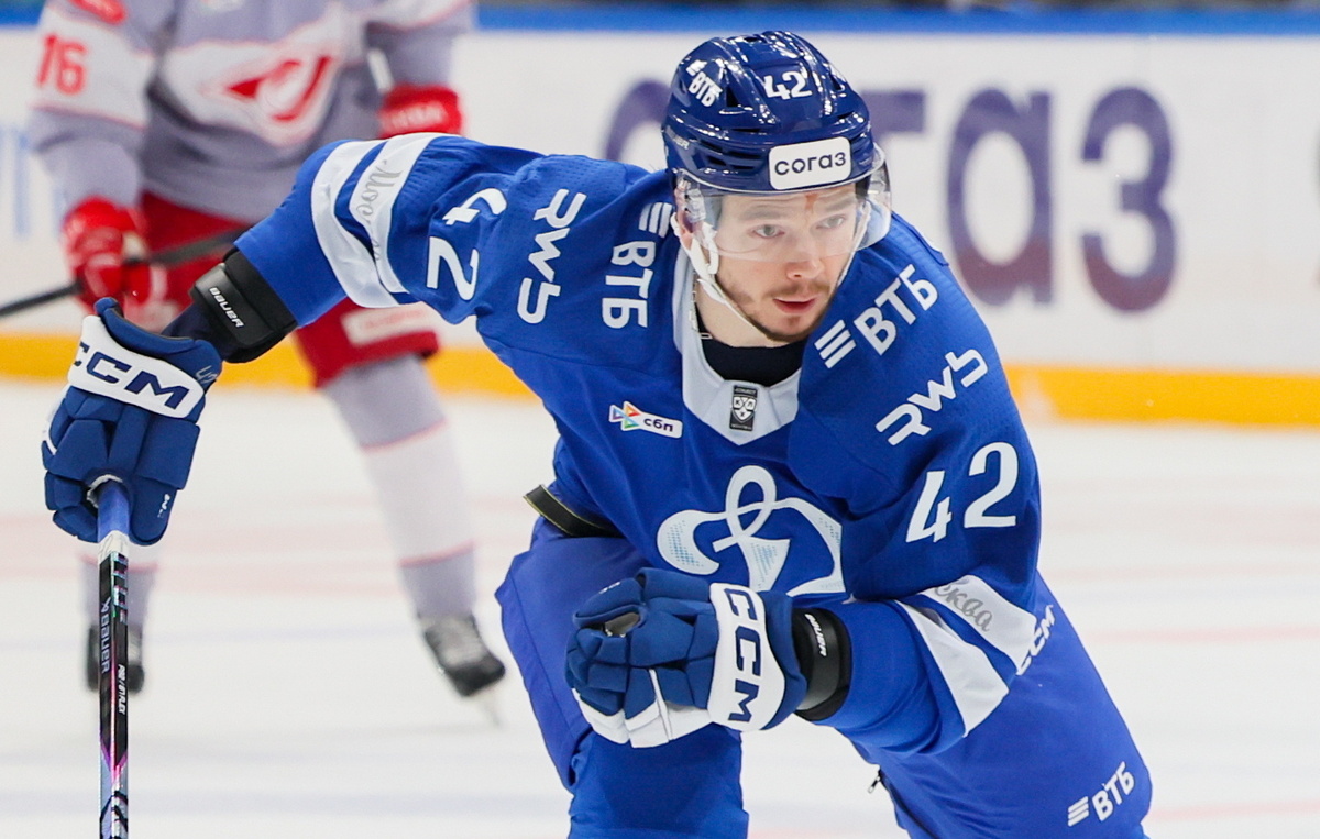    Нападающий "Динамо" Ансель Галимов  Сергей Савостьянов/ТАСС