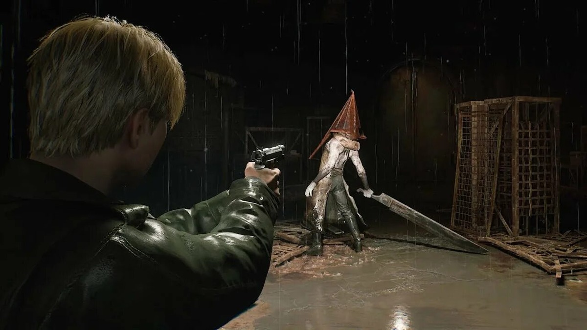 Источник: видео Pyramid Head Boss Fight & Maria Flirts With James HARD - Silent Hill