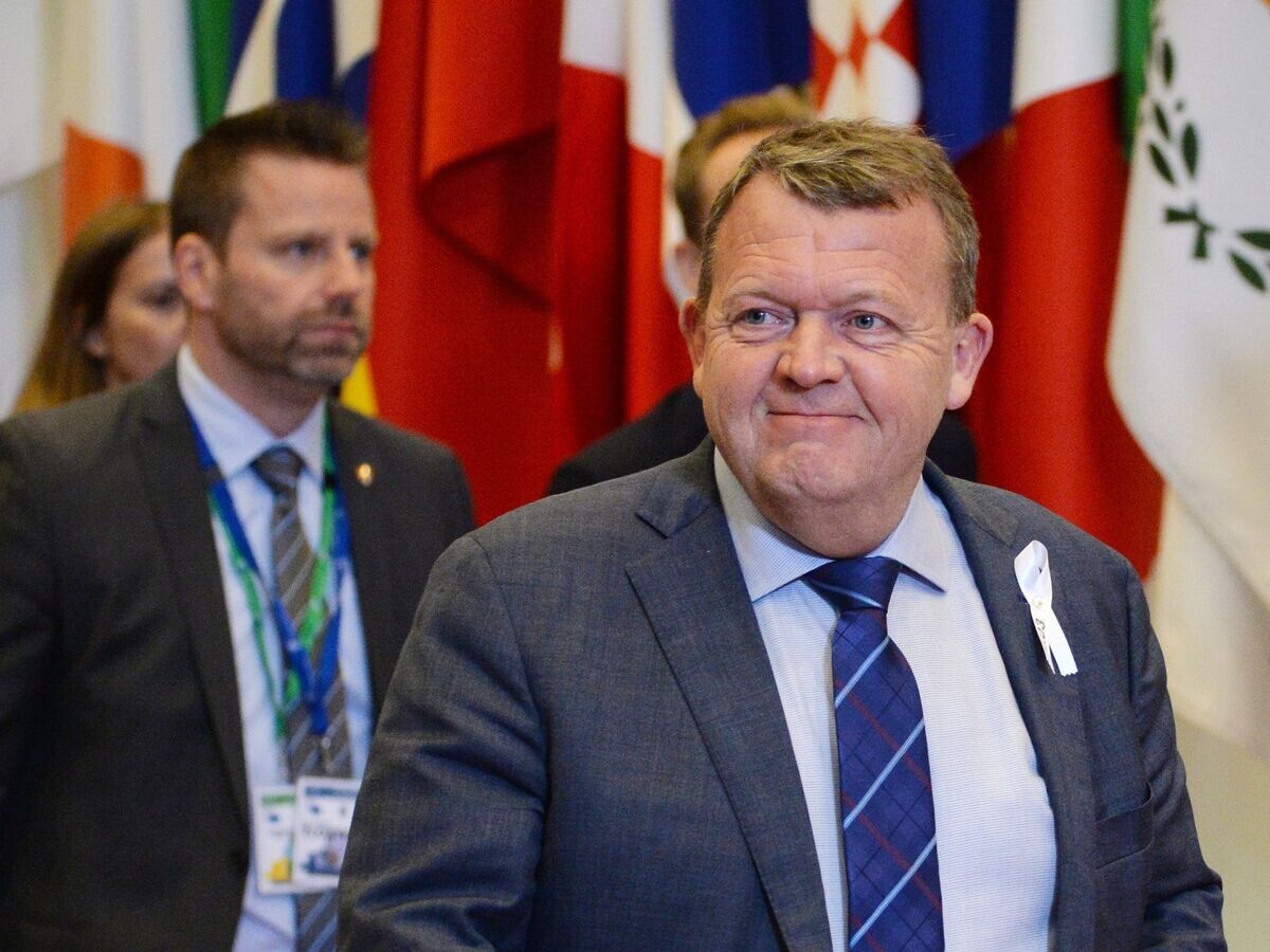    Премьер-министр Дании Ларс Лёкке Расмуссен на саммите ЕС в Брюсселе. 22 марта 2018 | © РИА Новости / Алексей Витвицкий