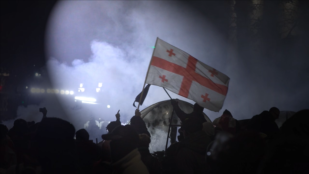 Кадр из поздравительного видео представительства ЕС в Грузии.