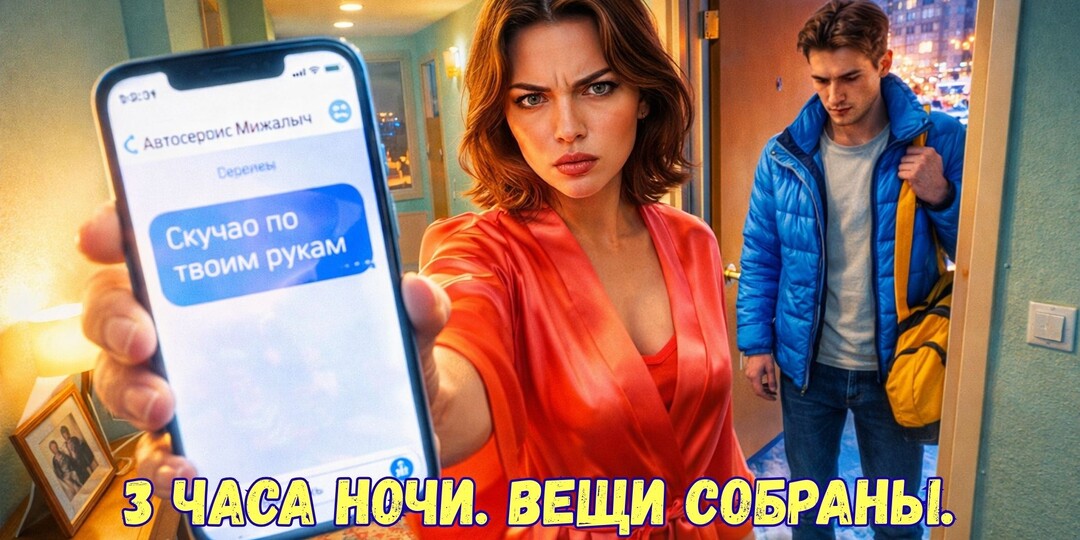 Телефон мужа звякнул ночью - cообщение от «Автосервис Михалыч»: «Скучаю по твоим рукам» | Рассказ
