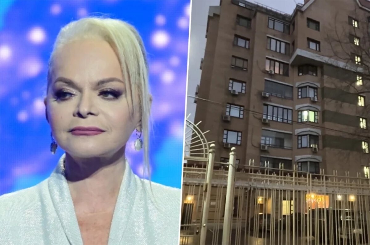    Лариса Долина и дом, в котором находится её квартира.