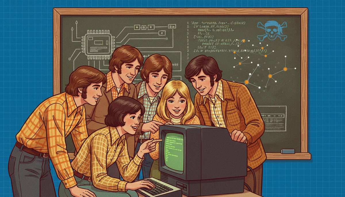 Первобытный суп: хакерская культура 70-х, основанная на любопытстве и обмене знаниями, стала колыбелью философии свободного ПО.