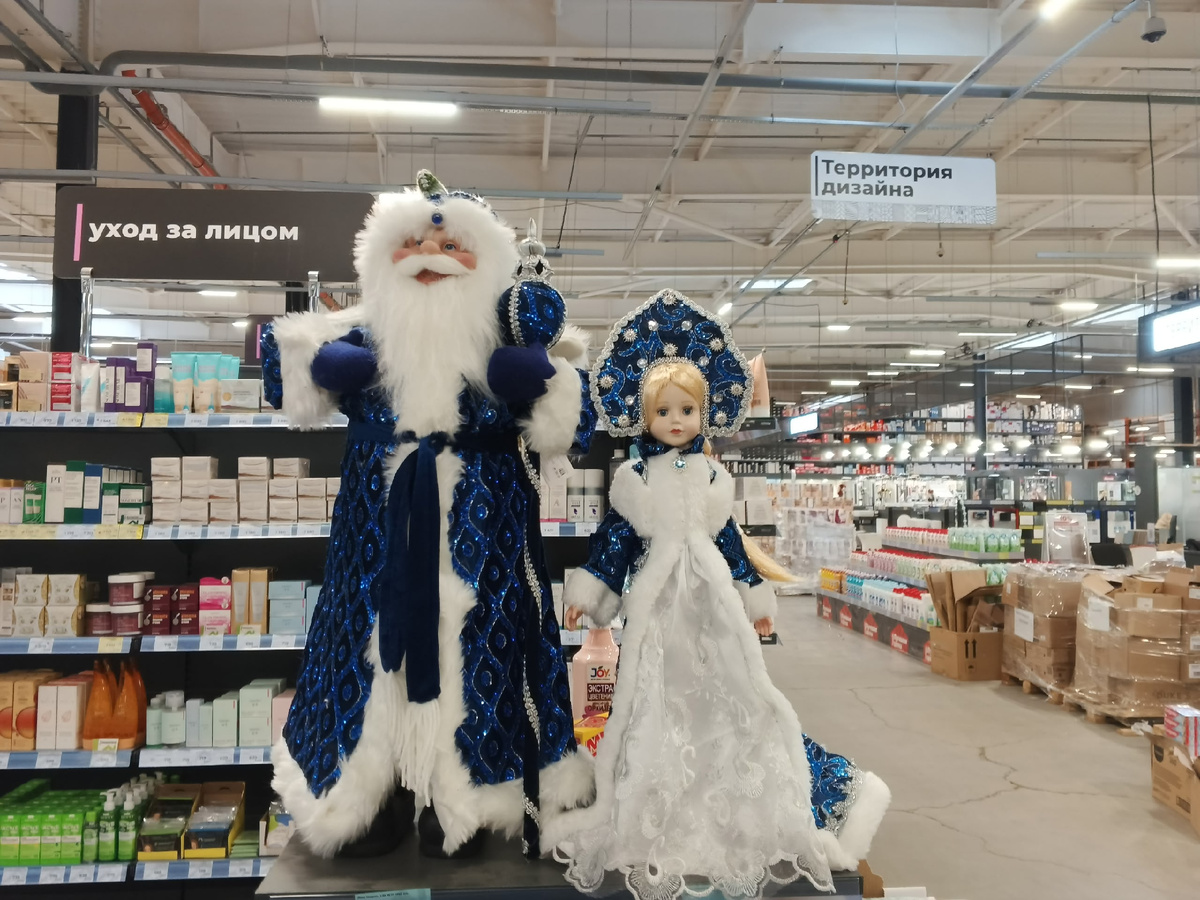 Дед Мороз и Снегурочка. Фото Галины Малышевой.