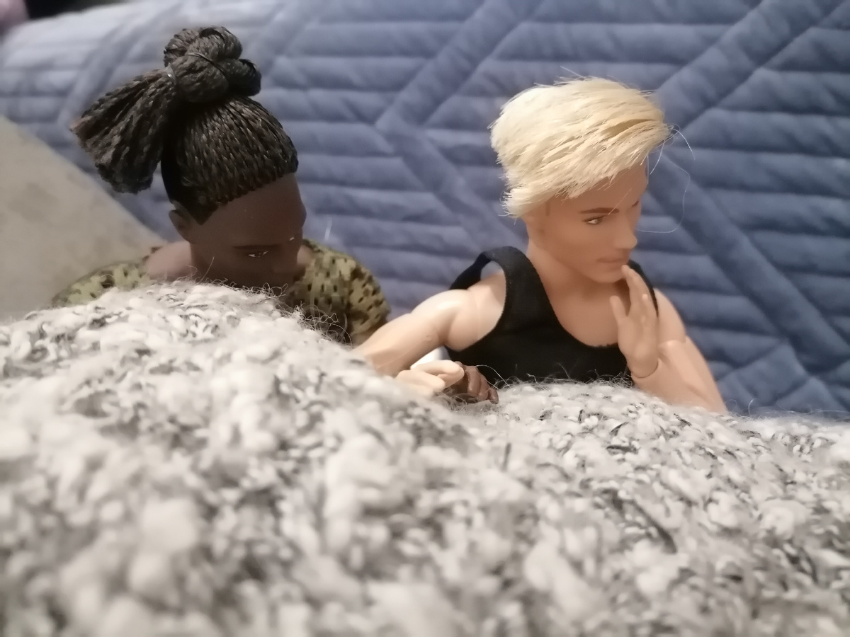 Приготовили ловушку и сидят в засаде