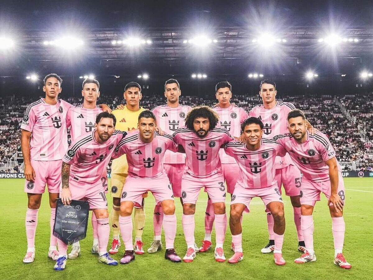    Футболисты "Интер Майами" | © Соцсети Месси