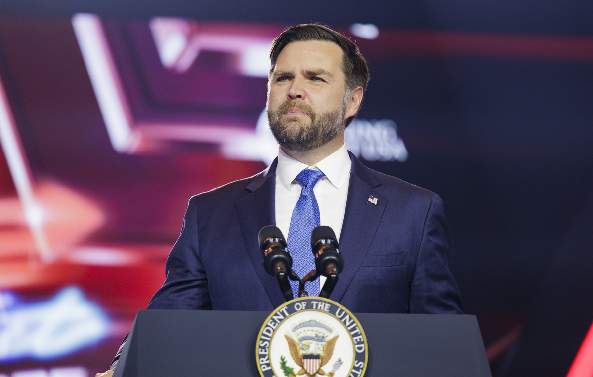    Вице-президент США Джей Ди Вэнс  Caylo Seals/Getty Images