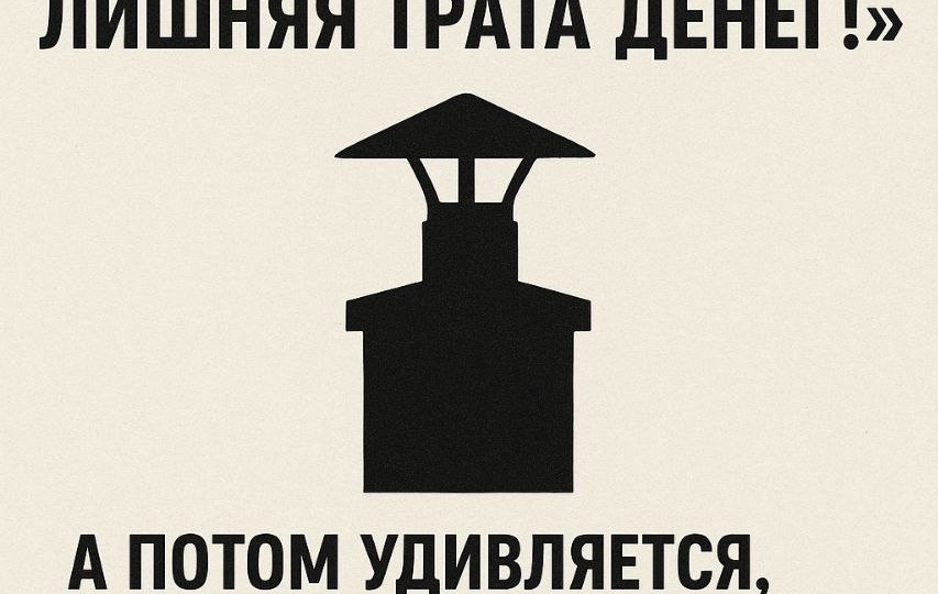 Оголовок дымовой трубы - зачем он нужен?