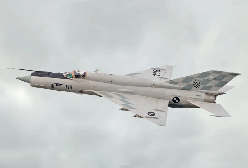 МиГ-21 ВВС Хорватии