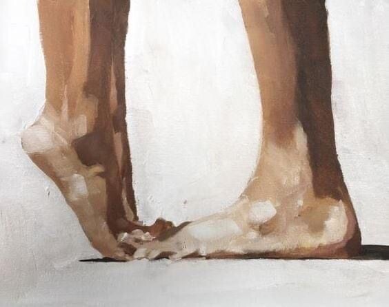 Левая нога отвечает за прошлое, а правая - за будущее