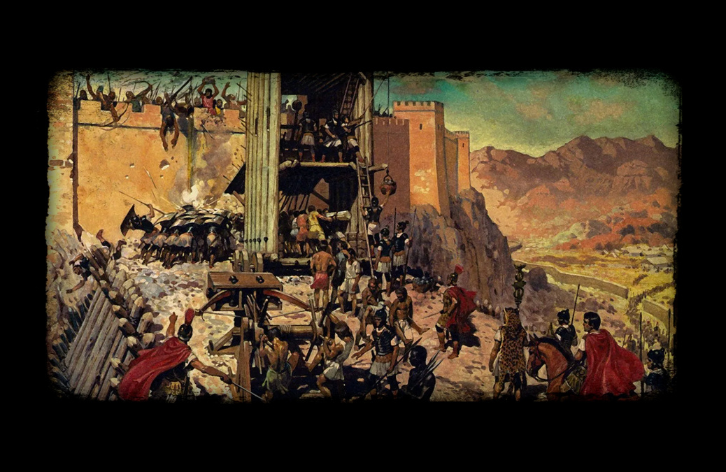 Штурм римскими войсками Масада