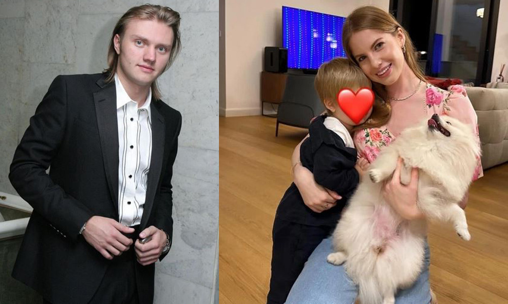 На фото Габриелла Мерман с сыном. Говорят, мальчик растет очень похожим на своего папу.