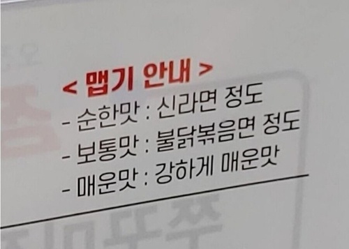 Когда рестораны указывают уровень остроты, в качестве эталона для «мягкого» уровня часто используется «Шин Рамен», который для многих людей все еще остается острым (Ренхап)