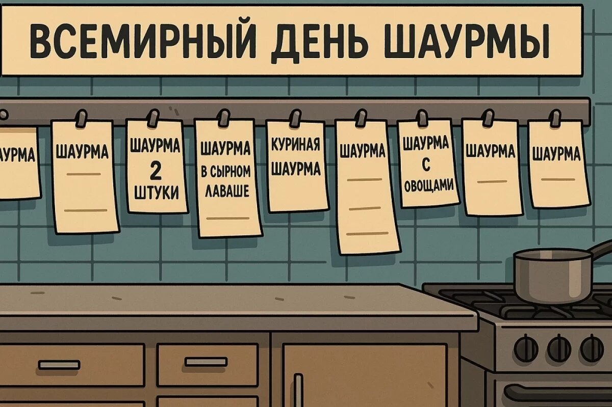    Всемирный день шаурмы — открытки