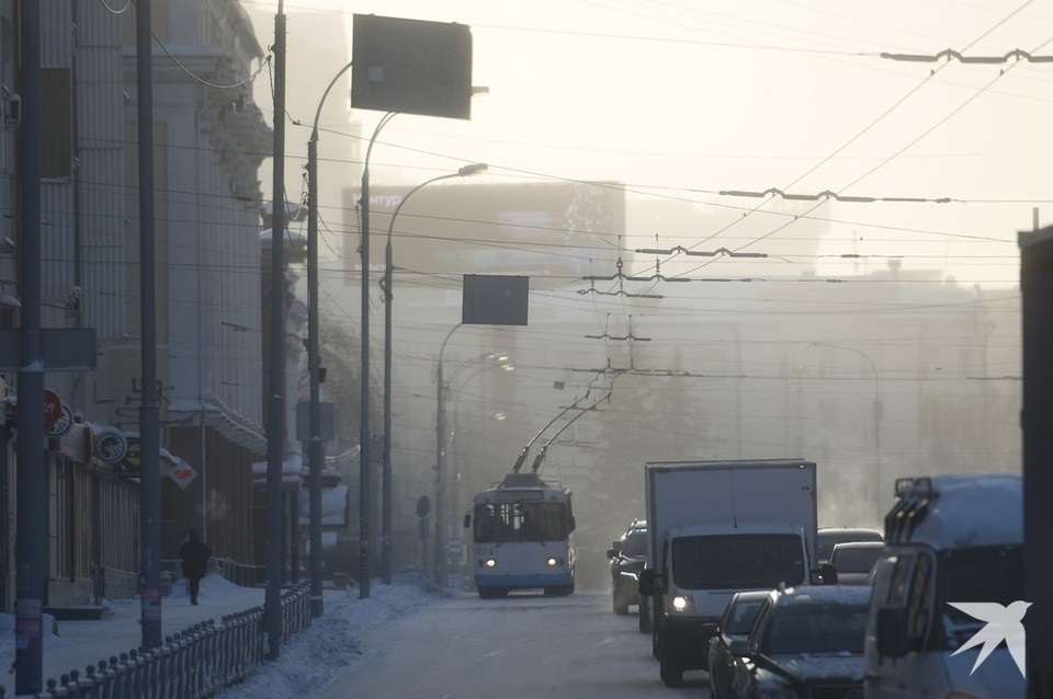    В Екатеринбурге из-за морозов ограничили скорость трамваев и троллейбусов Алексей БУЛАТОВ
