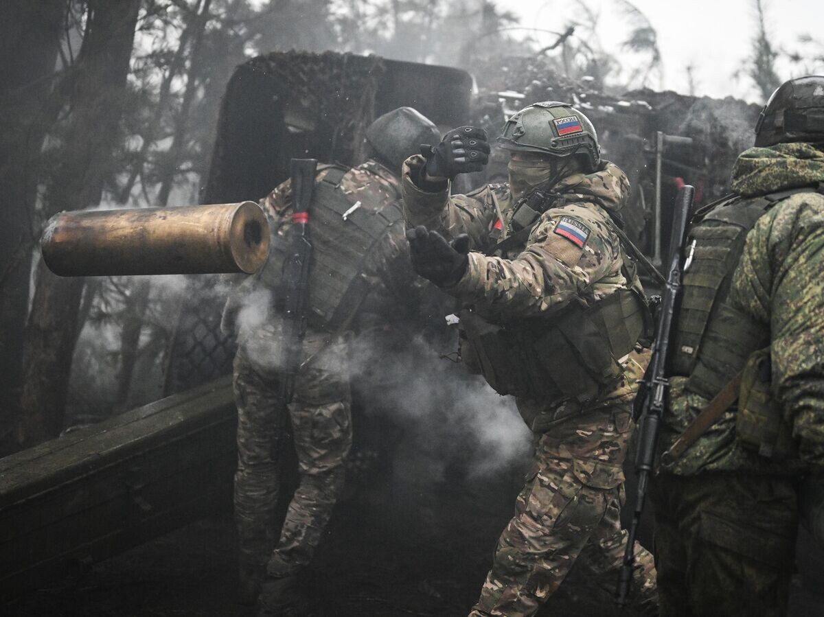    Артиллеристы Вооруженных сил РФ в зоне проведения спецоперации | © РИА Новости / Станислав Красильников