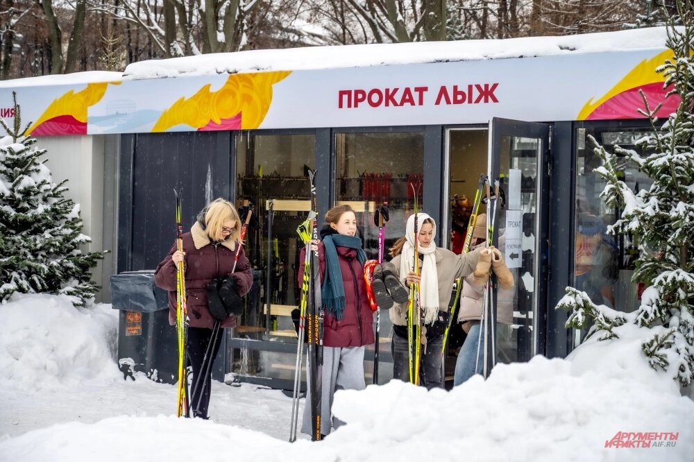    Лыжно-биатлонная трасса в «Лужниках». Фото: АиФ/ Юлия Федотова