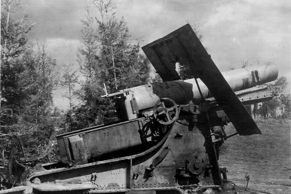 280-мм мортира Шнейдера образца 1914/15 годов.