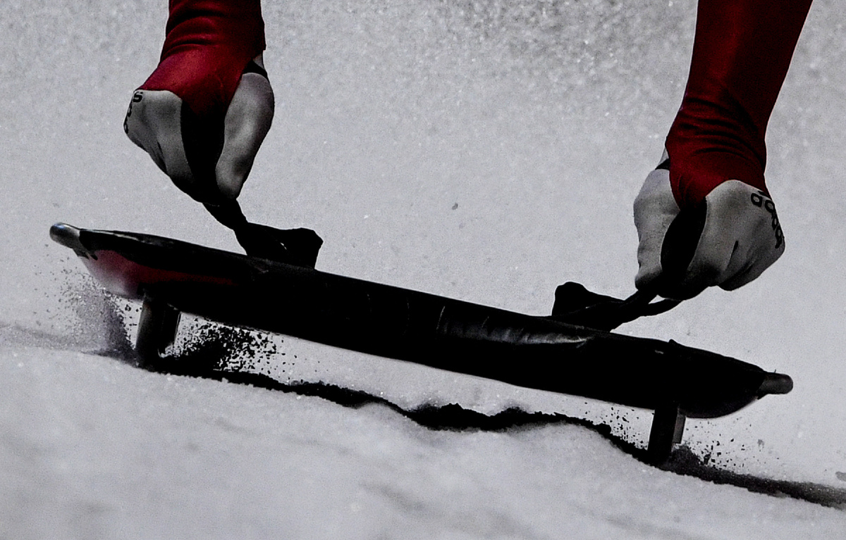 Разгон в скелетоне © Sputnik