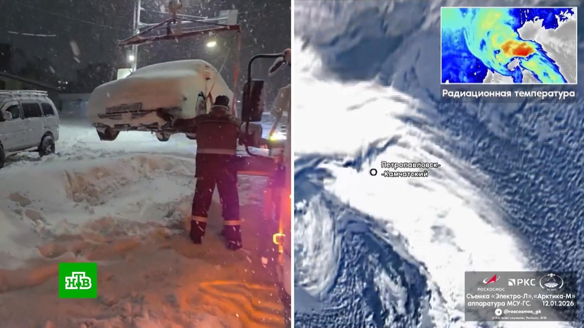    К утопающей в сугробах Камчатке приближается новый снежный циклон