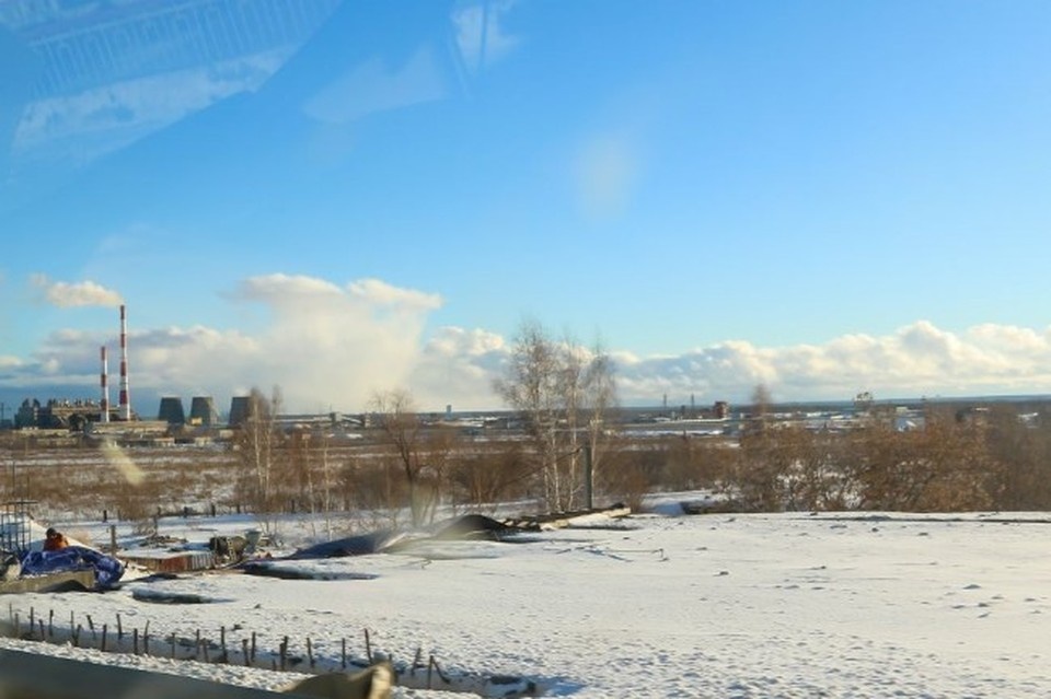    Вид на промзону в районе улицы Звездной Виталий БАРАБАШ