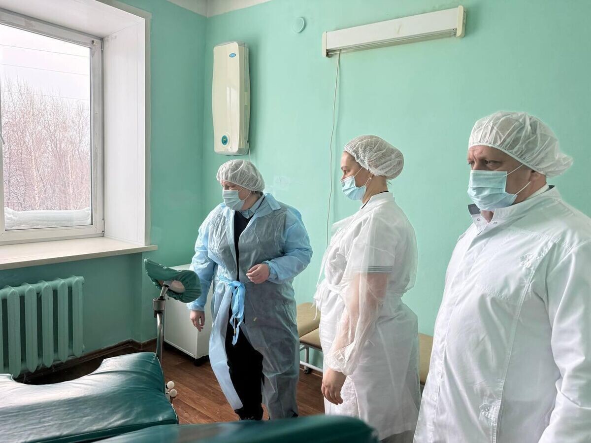    Проверка в роддоме в Прокопьевске | © Фото : Илья Середюк/Telegram