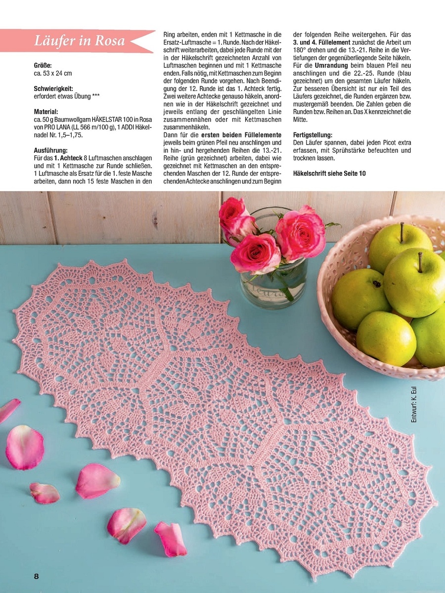 Салфетка крючком