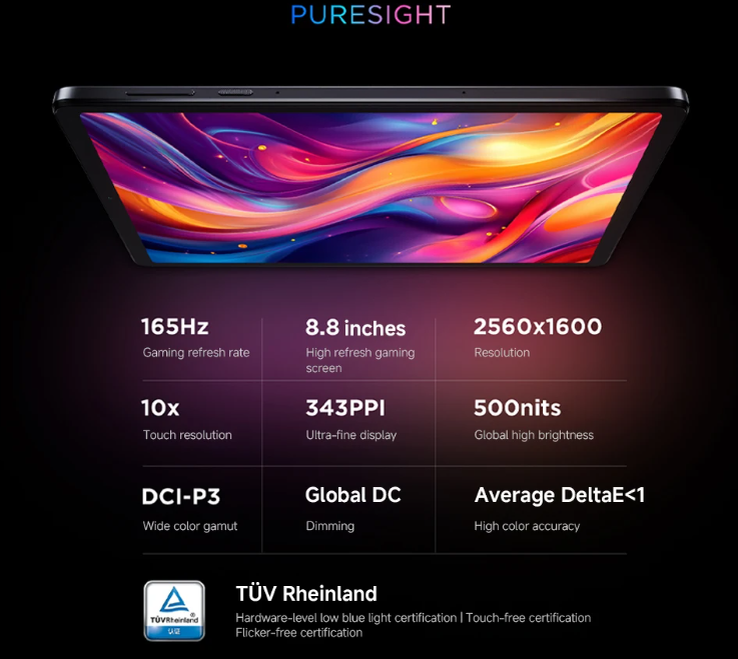 Планшет Lenovo Legion Y700 2025, 8", 12/256ГБ, 16/512ГБ, Wi-Fi, Android