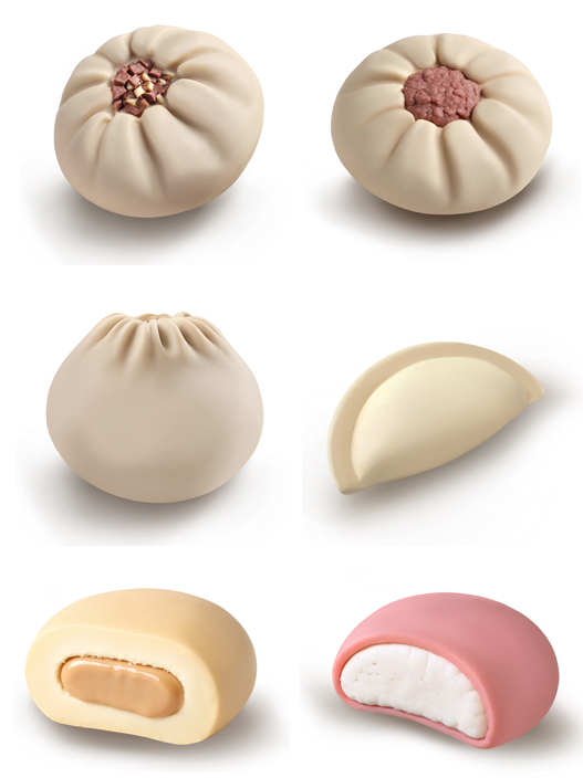 Десерты и мясные полуфабрикаты из теста с начинкой