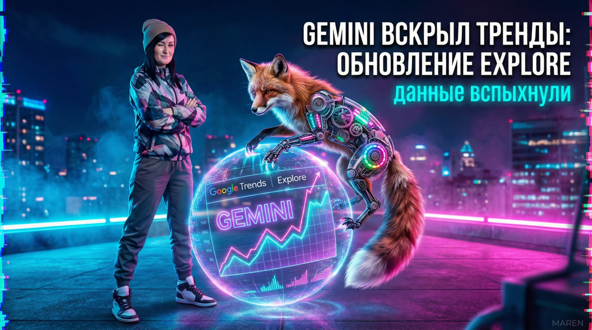    Gemini усиливает анализ трендов в обновлённом Google Trends Explore | Автор: Марина Погодина Марина Погодина