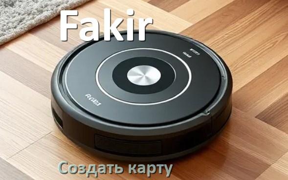 
Как на роботе пылесосе Fakir создать и построить карту уборки помещения
