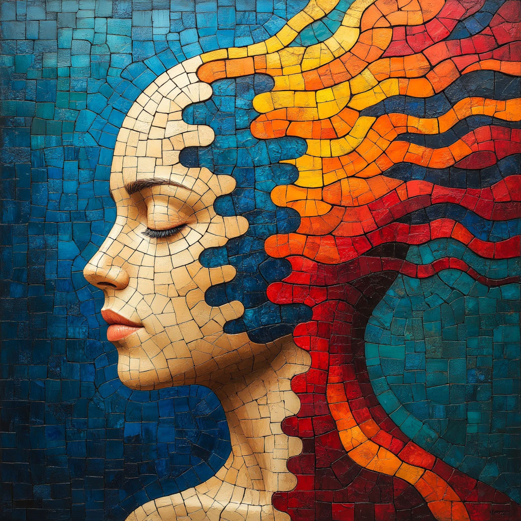 Мозаичность нарушений при ДЦП. Иллюстрация при помощи нейросети.