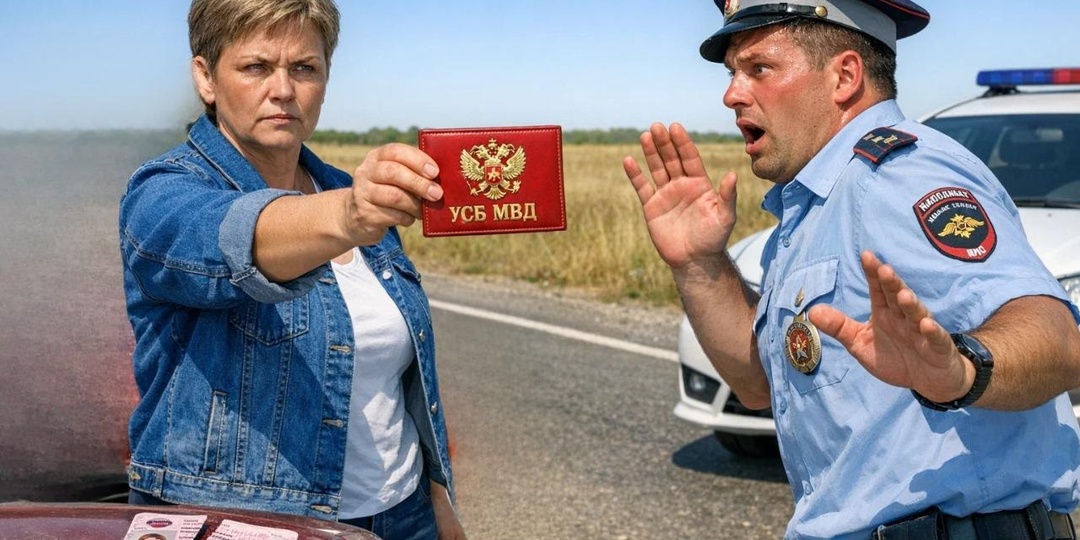 Инспектор разорвал мои права на трассе — я достала удостоверение УСБ МВД