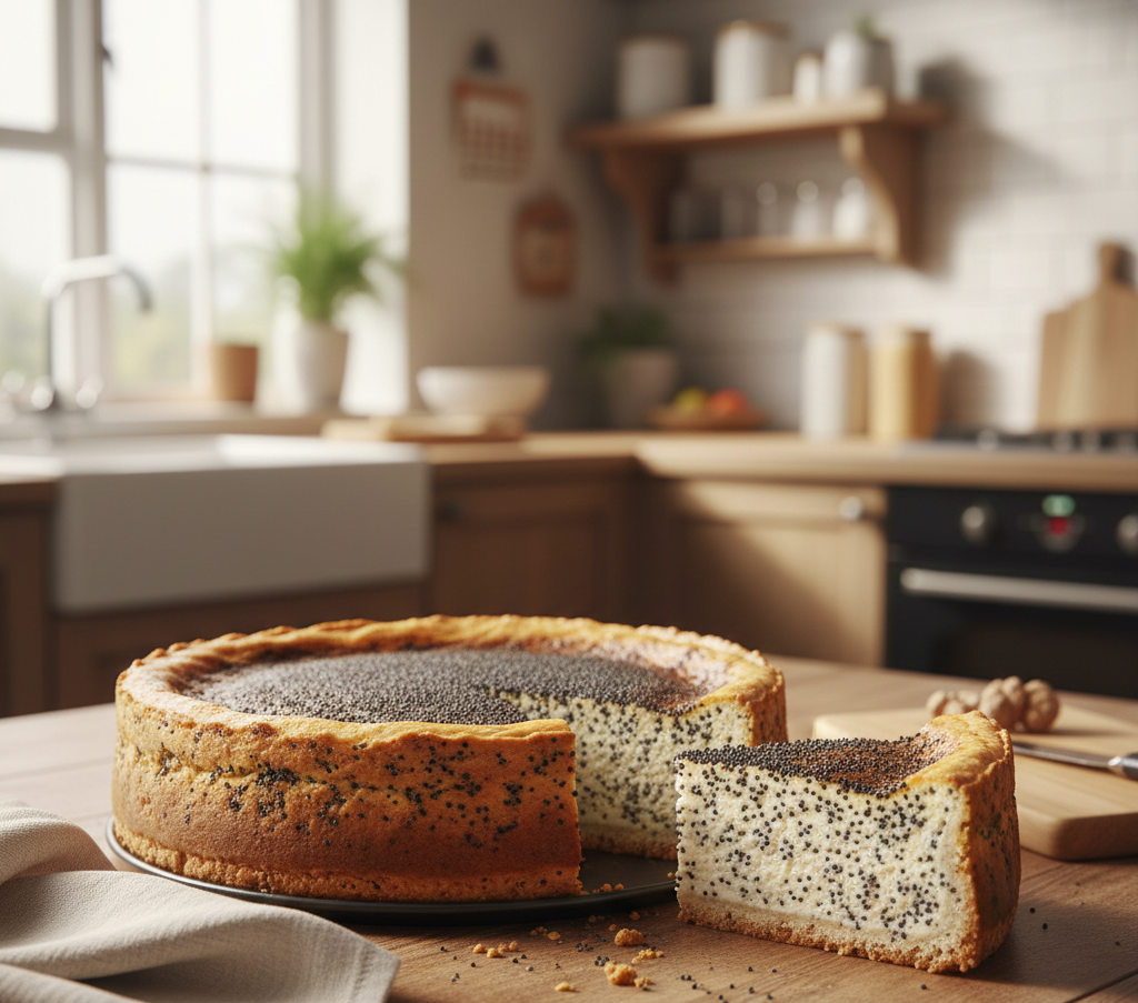 Маковый чизкейк