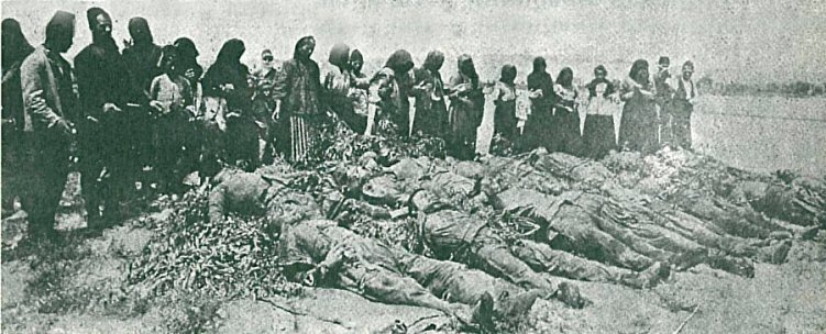 Наряду с захватом имущества турок в Болгарии были совершены ужасные массовые убийства. Выброшенные в реку Марица трупы турок после резни – лишь одно из таких преступлений / Источник: gzt.com