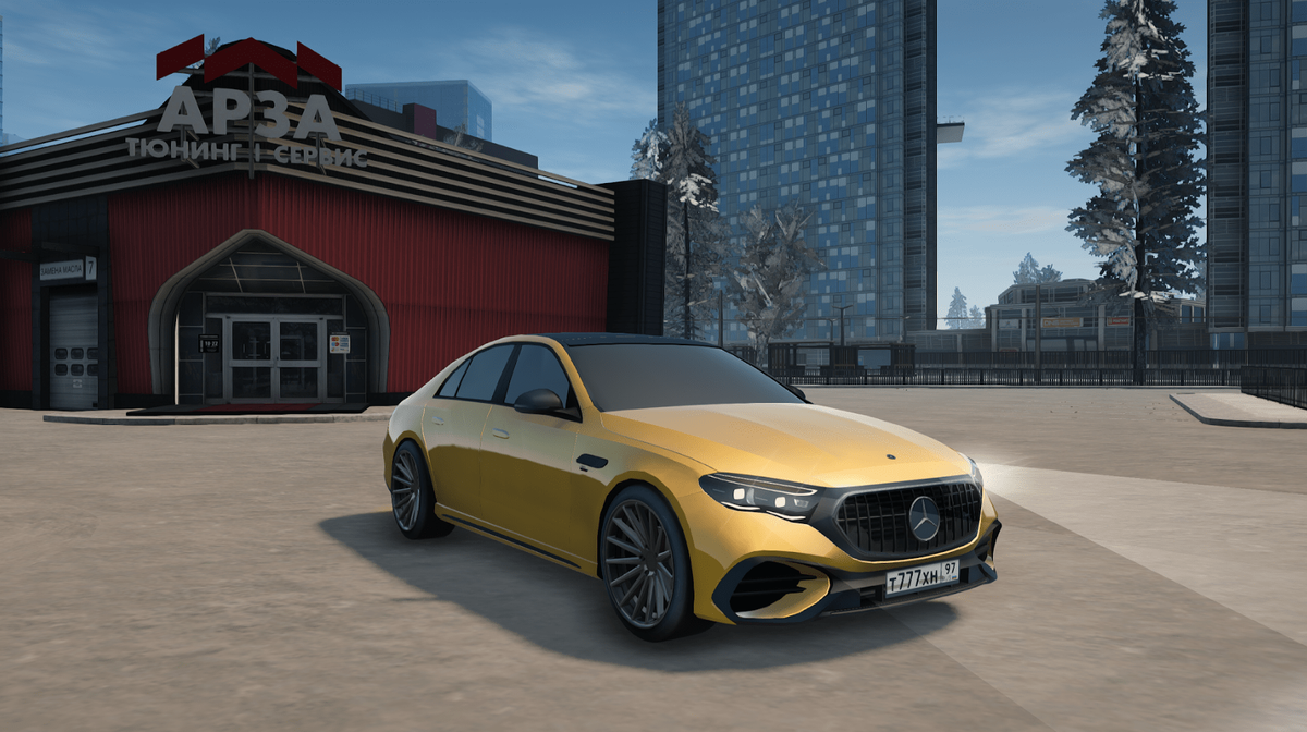 Затюнингованный автомобиль на Родина Онлайн