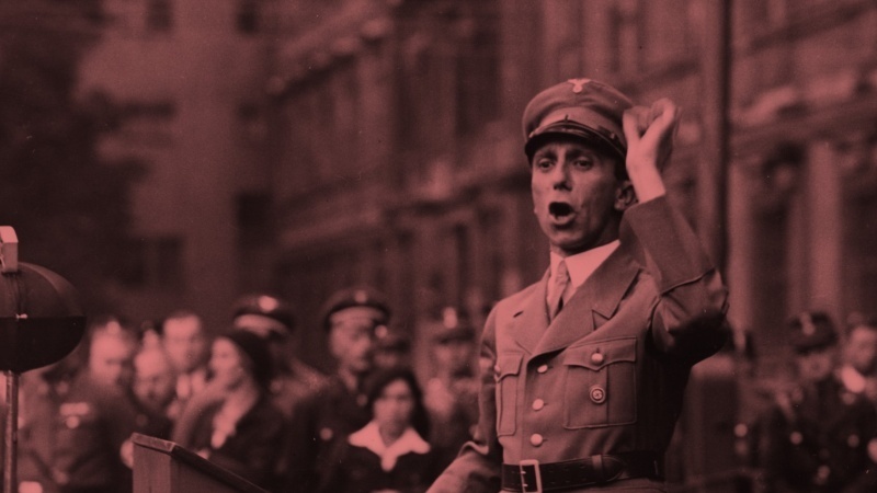 Йозеф Геббельс, министр пропаганды нацистской Германии
