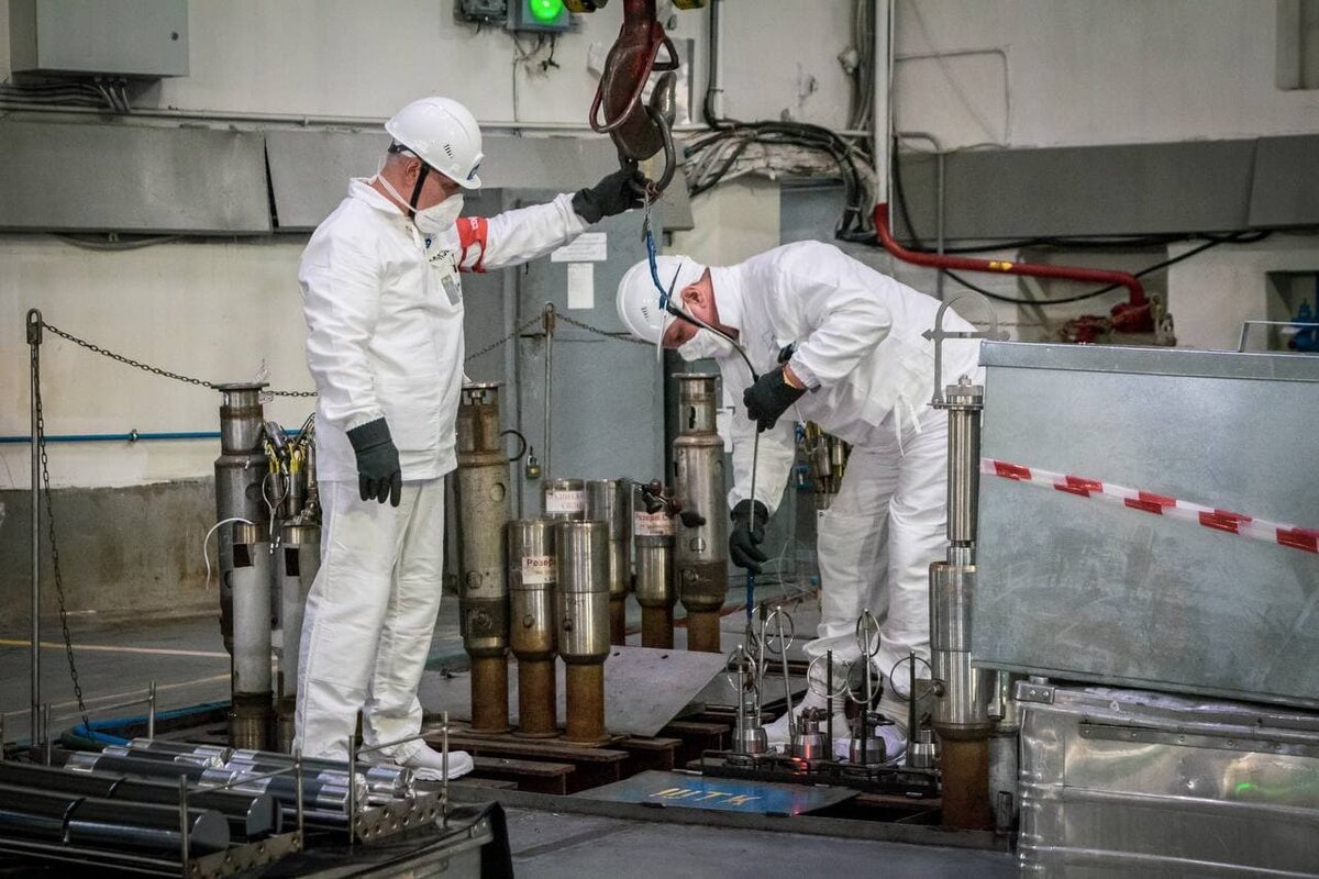   Работы на реакторе РБМК-1000