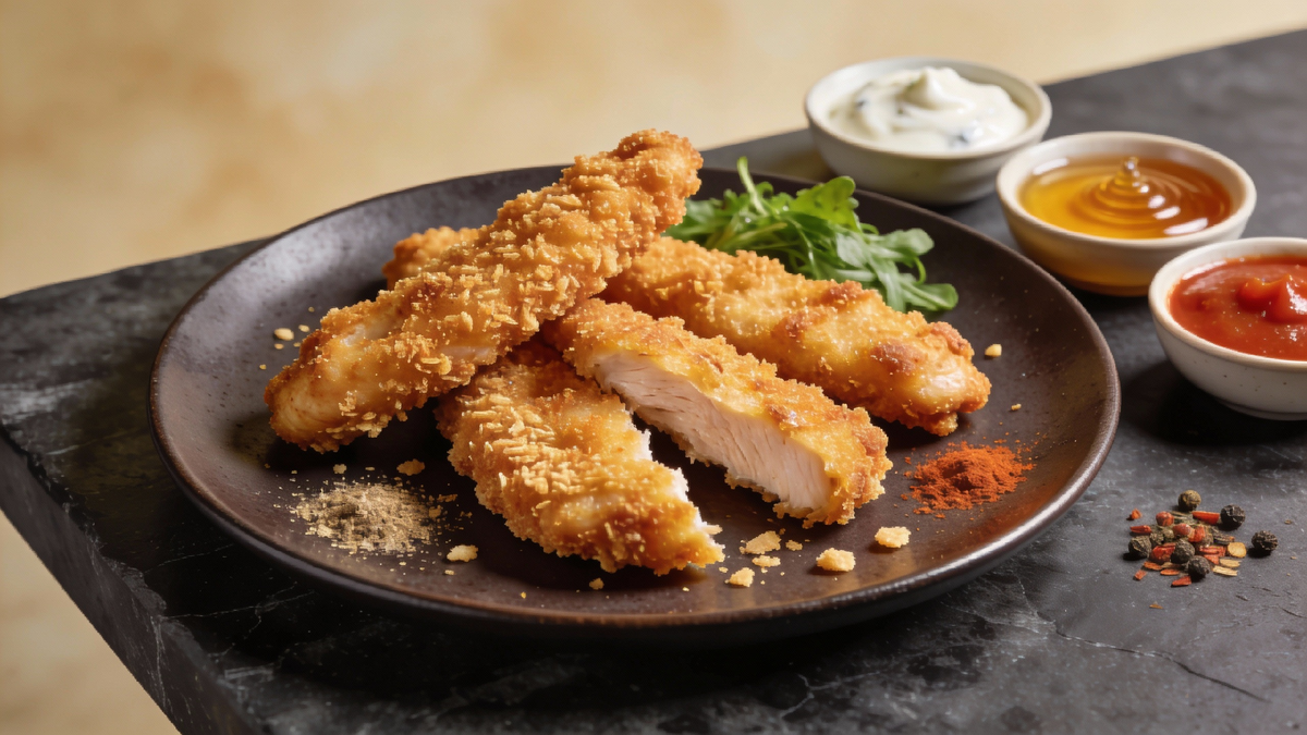 Стрипсы в аэрогриле