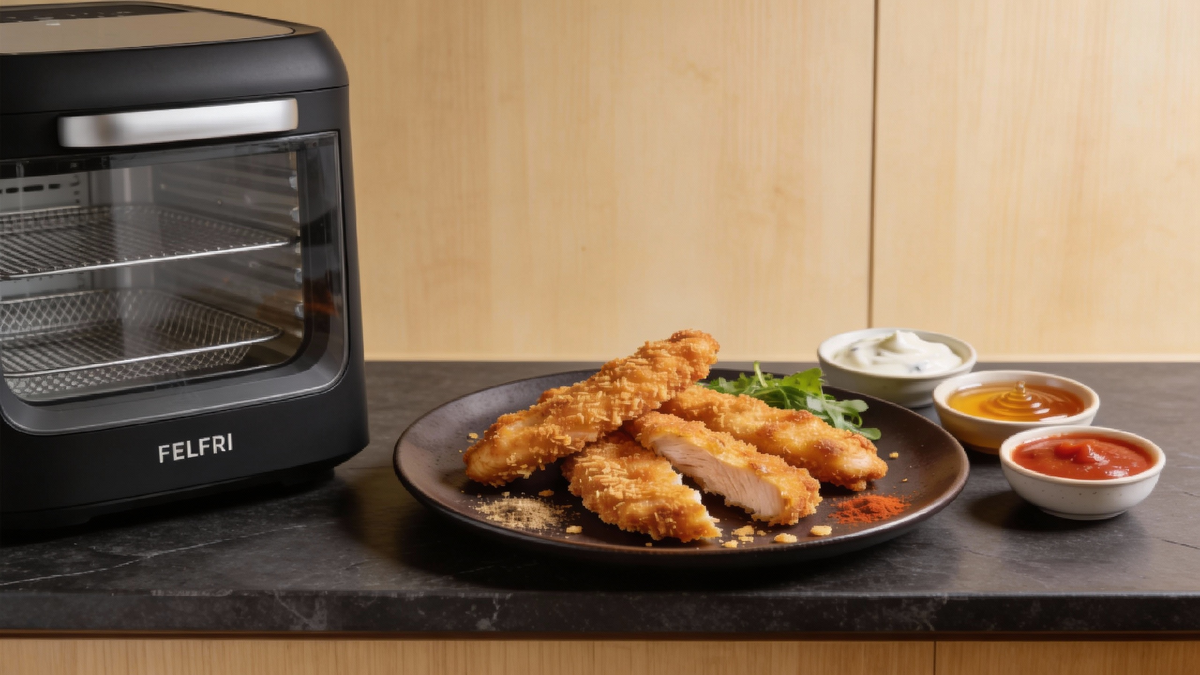 Стрипсы в аэрогриле