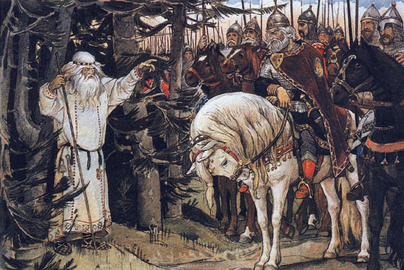 Встреча князя с волхвом, В. М. Васнецов. Фото: https://ru.wikipedia.org