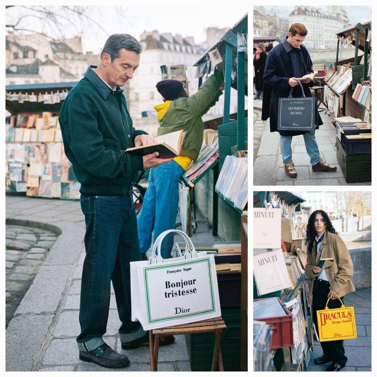 Промо коллекции сумок Dior Book Cover Tote. Материал: Dior.