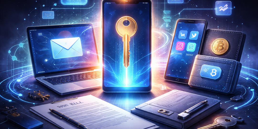 Цифровое наследство: как передать родным доступ к соцсетям, почте и криптокошелькам