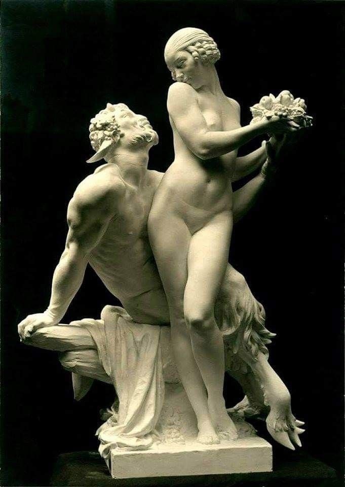 Сатир и нимфа