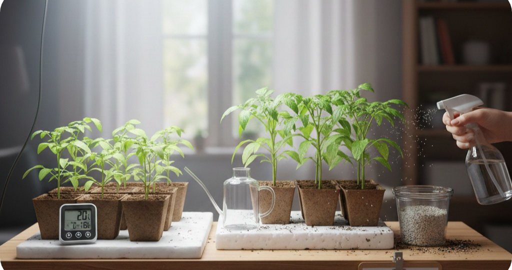 Три важных составляющих при выращивании рассады