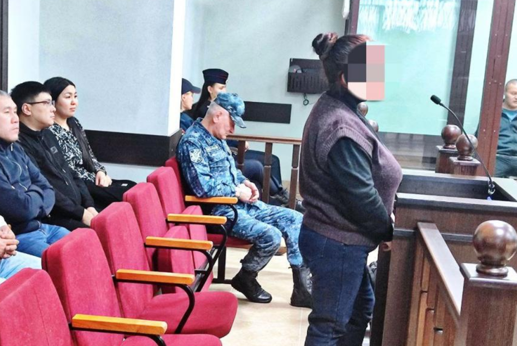 Мать Михаила на суде