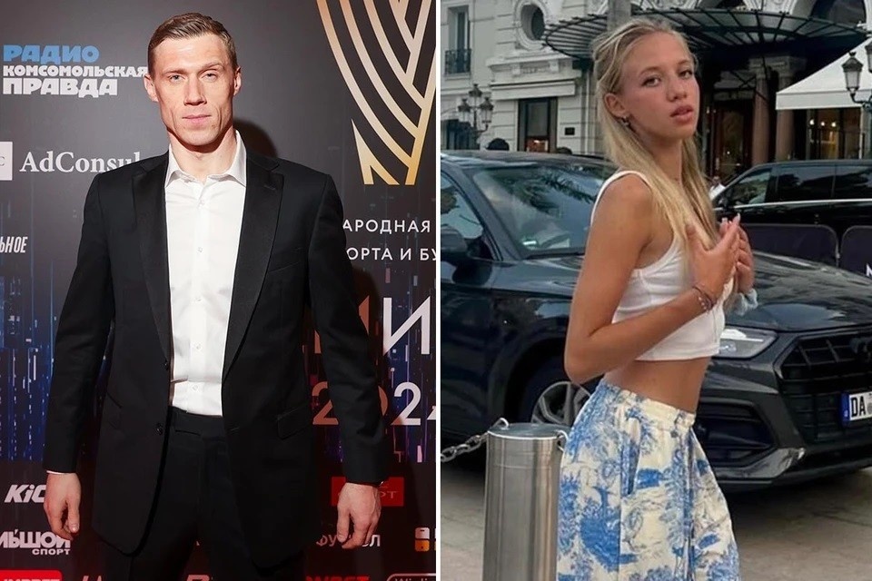    Павел Погребняк и София. Фото: globallookpress.com и соцсети