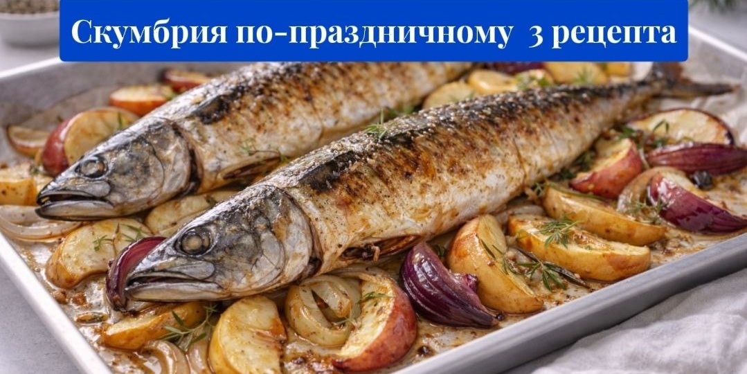 Скумбрия по-праздничному: 3 рецепта на противне, которые выглядят дороже своей цены