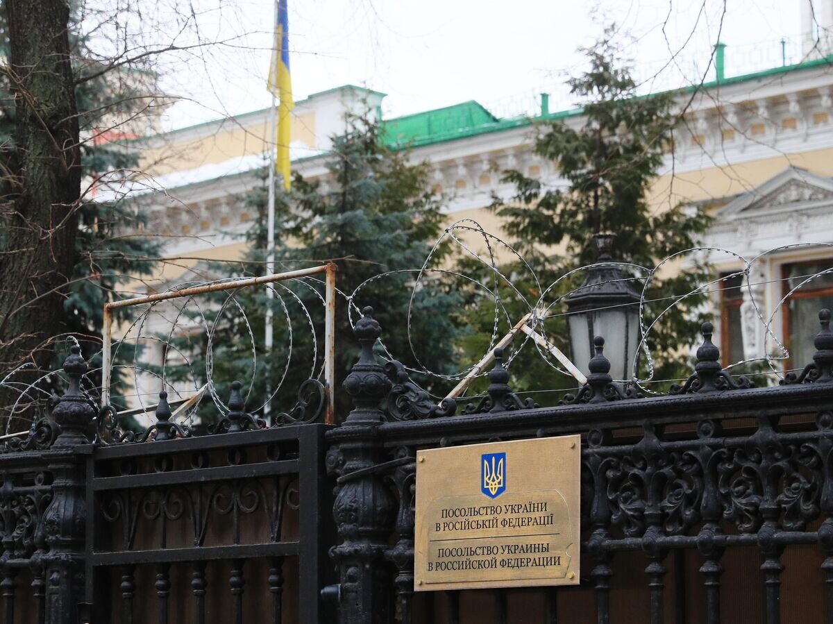    Посольство Украины в Москве© РИА Новости . Антон Денисов