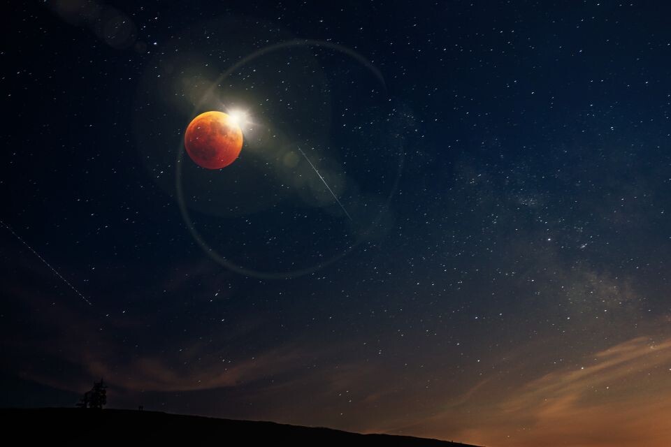    Космос. Затмение. Источник: Unsplash.com